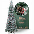 Oslo Árbol de Navidad Tipo Lápiz Nevado